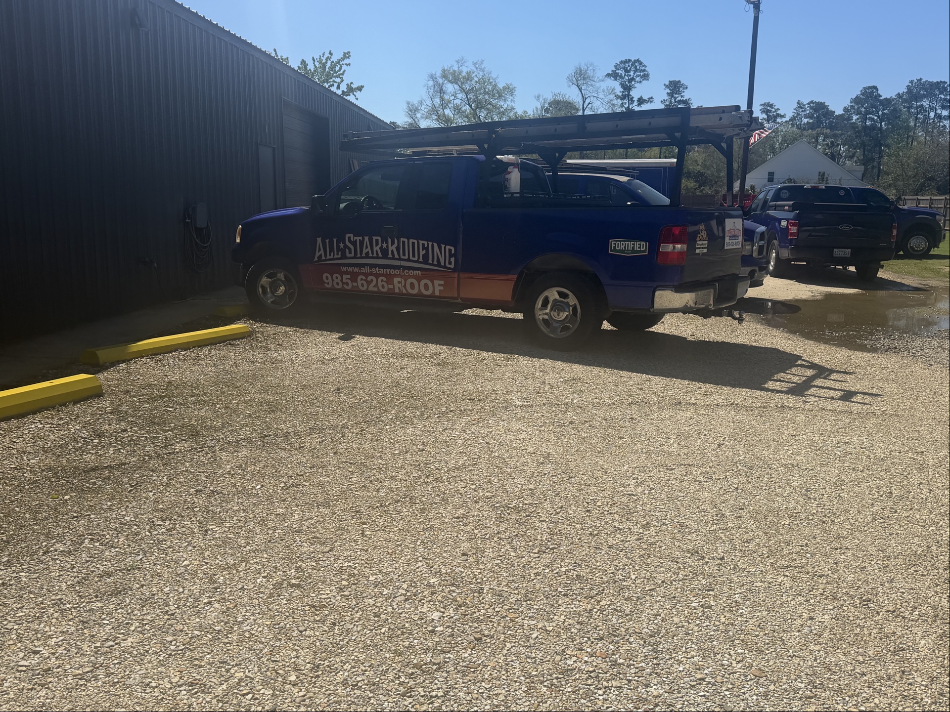 All Star Roofing local service vehicle in Mandeville