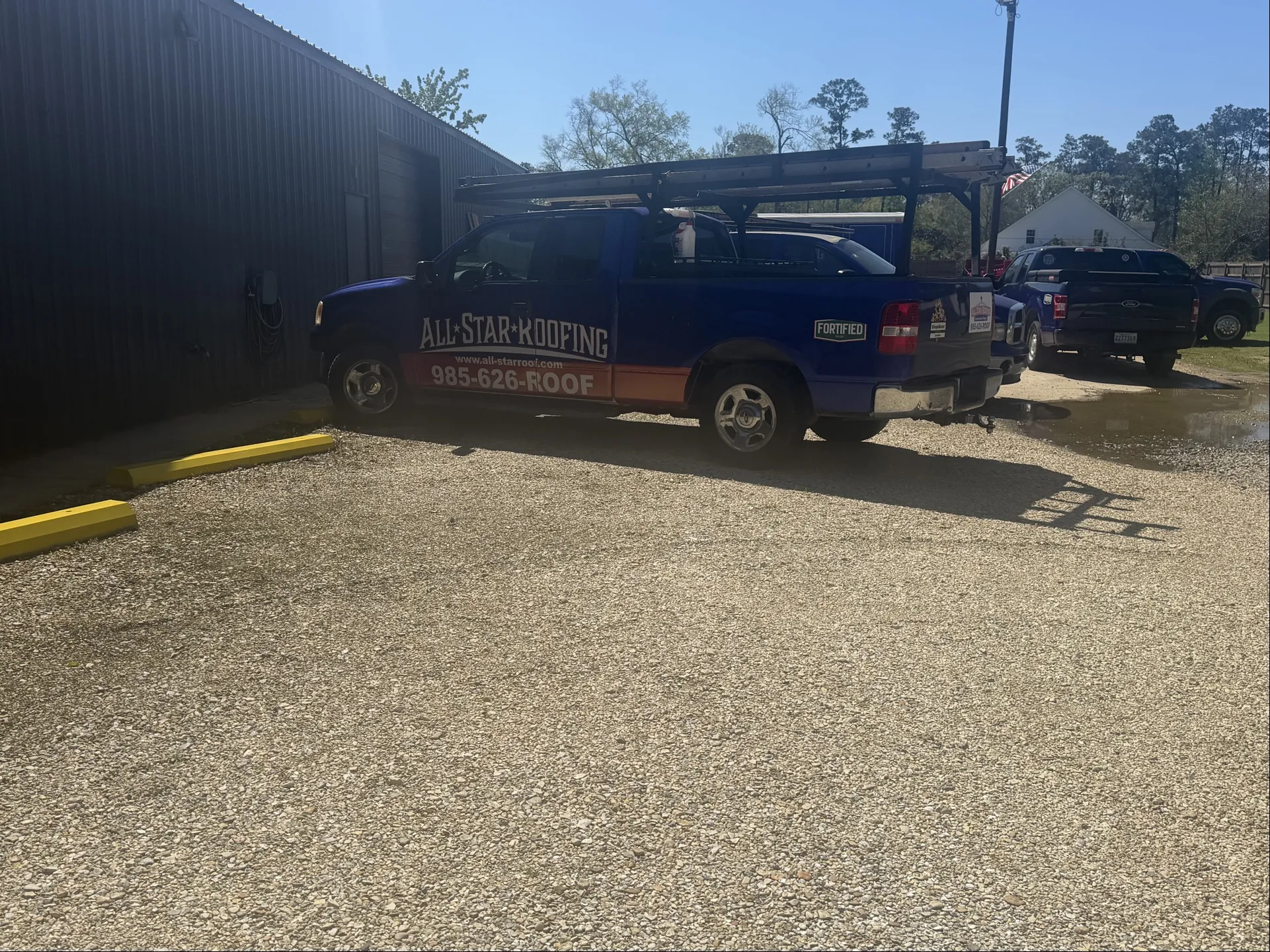 All Star Roofing company truck in Mandeville Louisiana — 985-626-ROOF