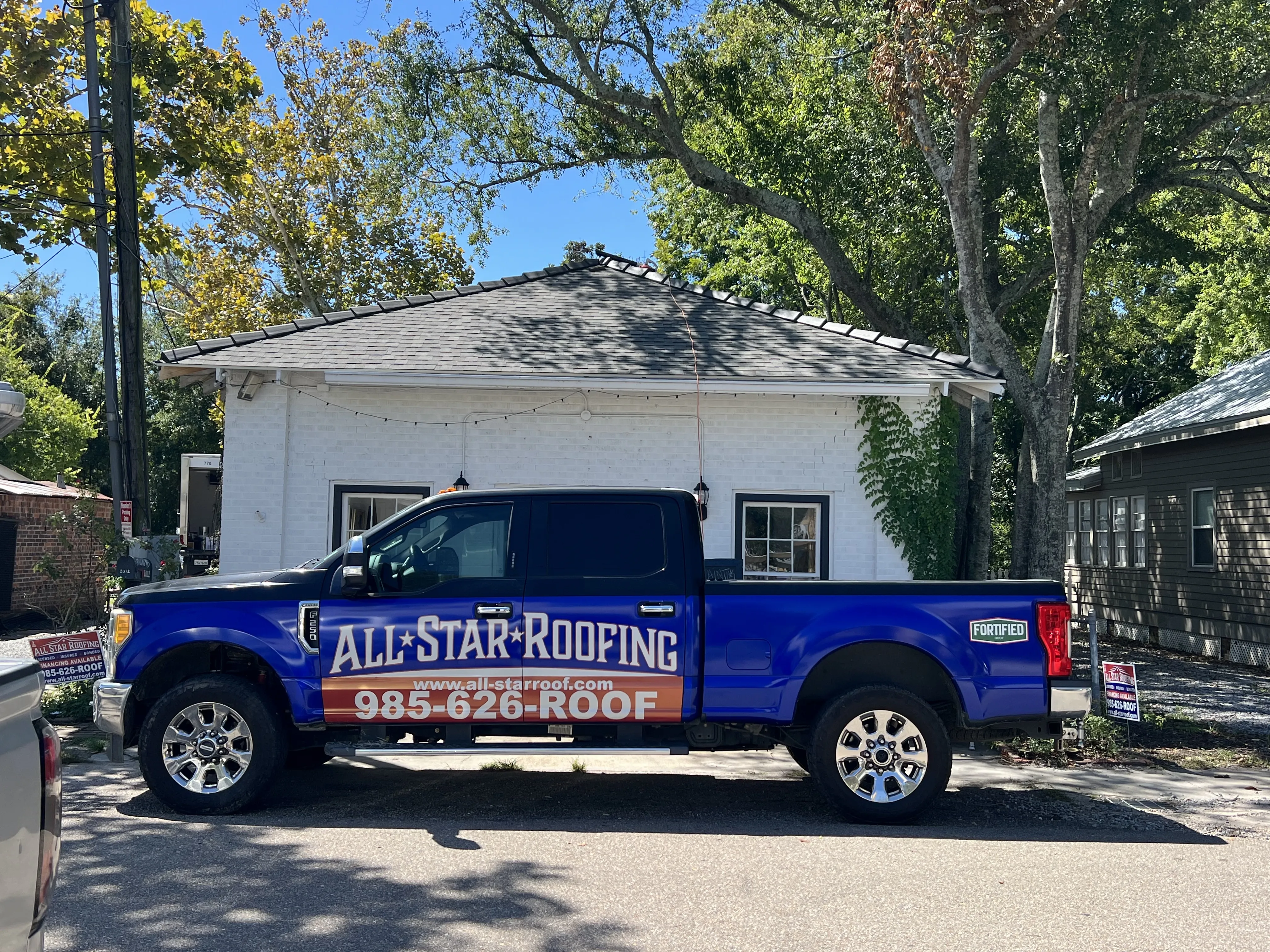 All Star Roofing company truck
